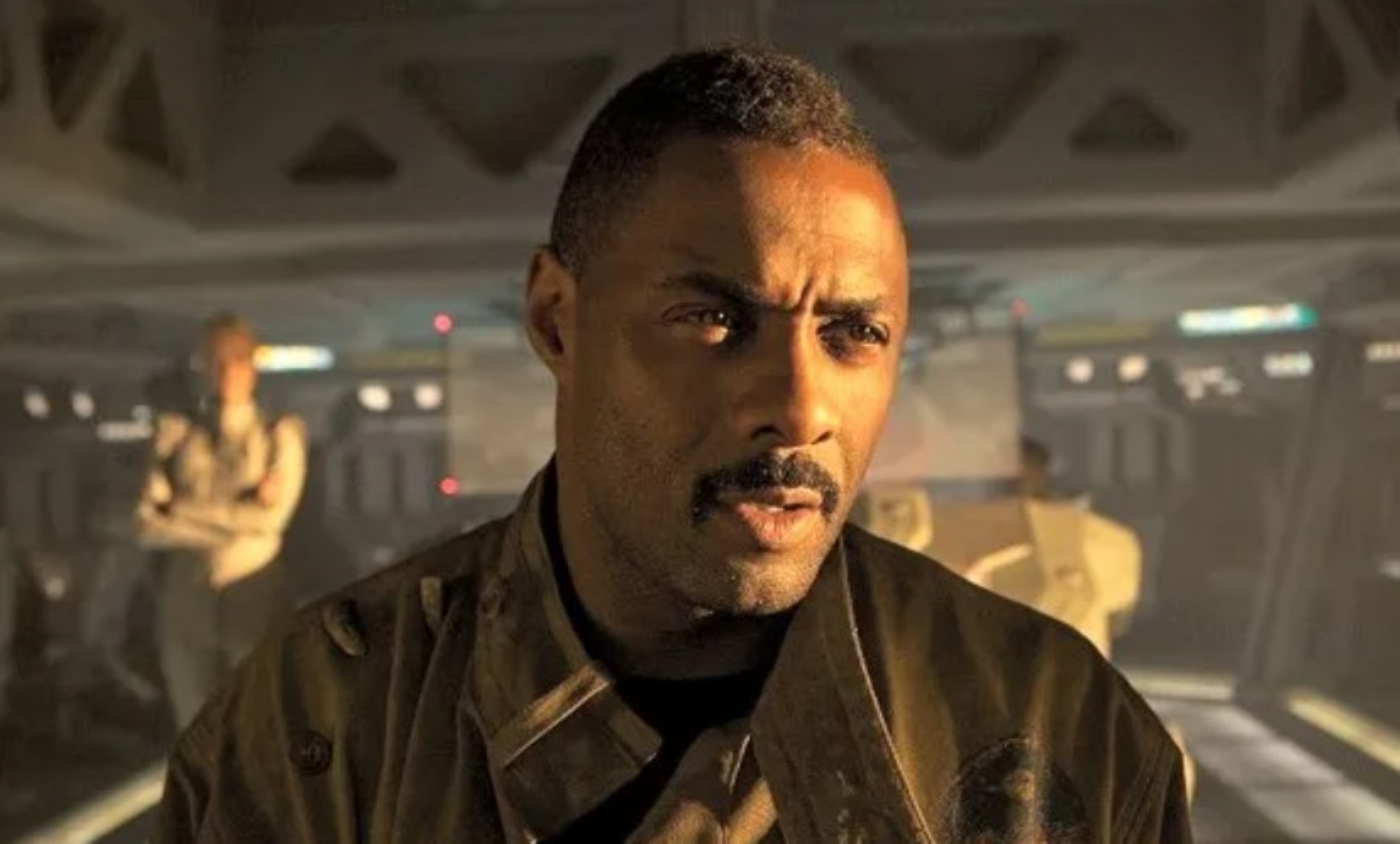 Idris Elba in a jacket